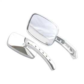 Motorcycle Rectangle Small Mirror Kit 01944